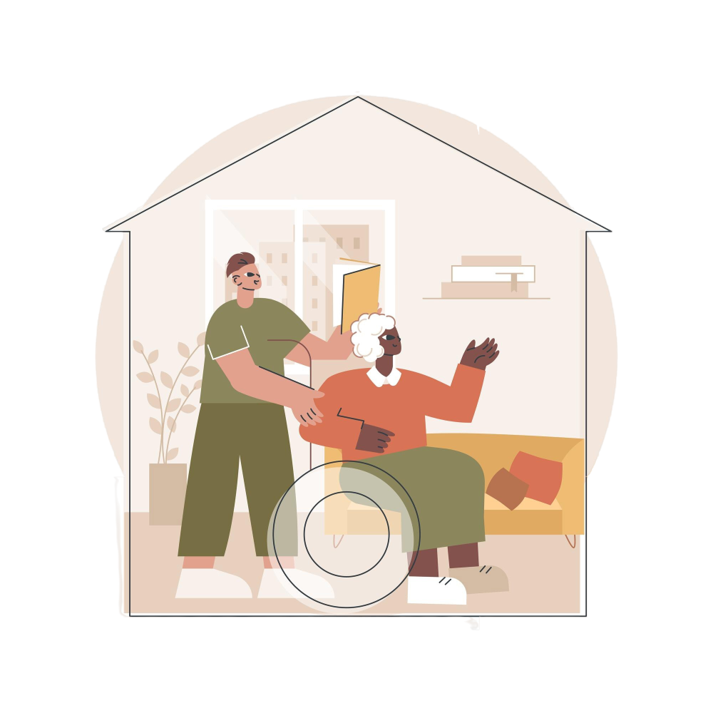 elderly-care-abstract-illustration